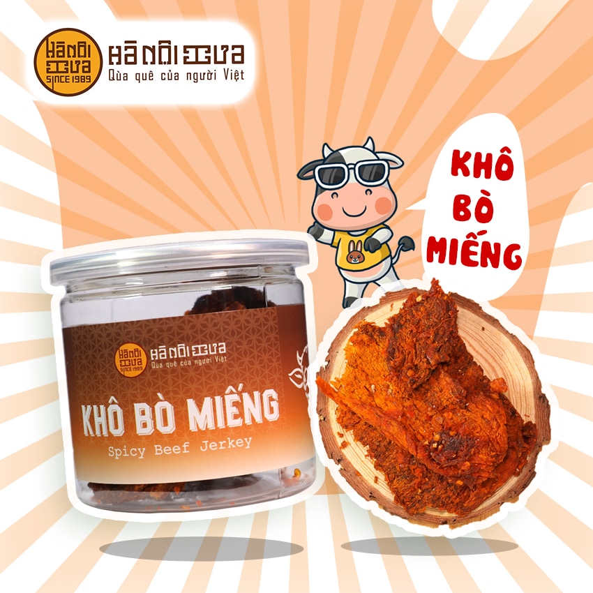 Khô Bò Miếng hộp (150g)