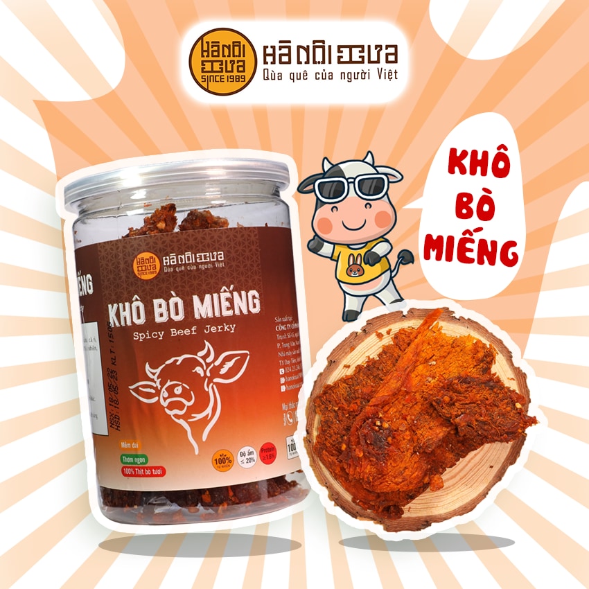 Khô Bò Miếng Hộp (200g)