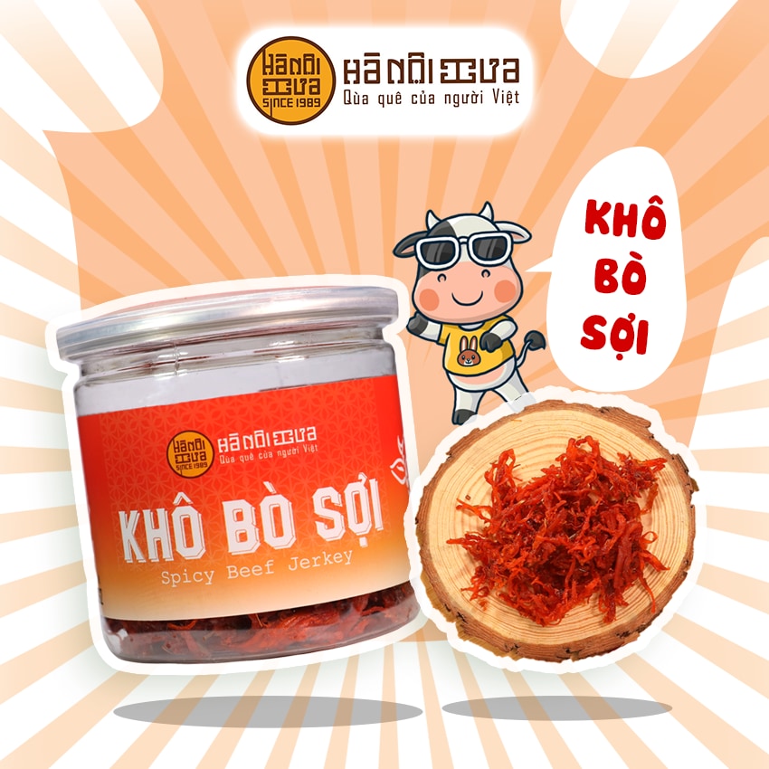 Khô Bò Sợi hộp (130g)