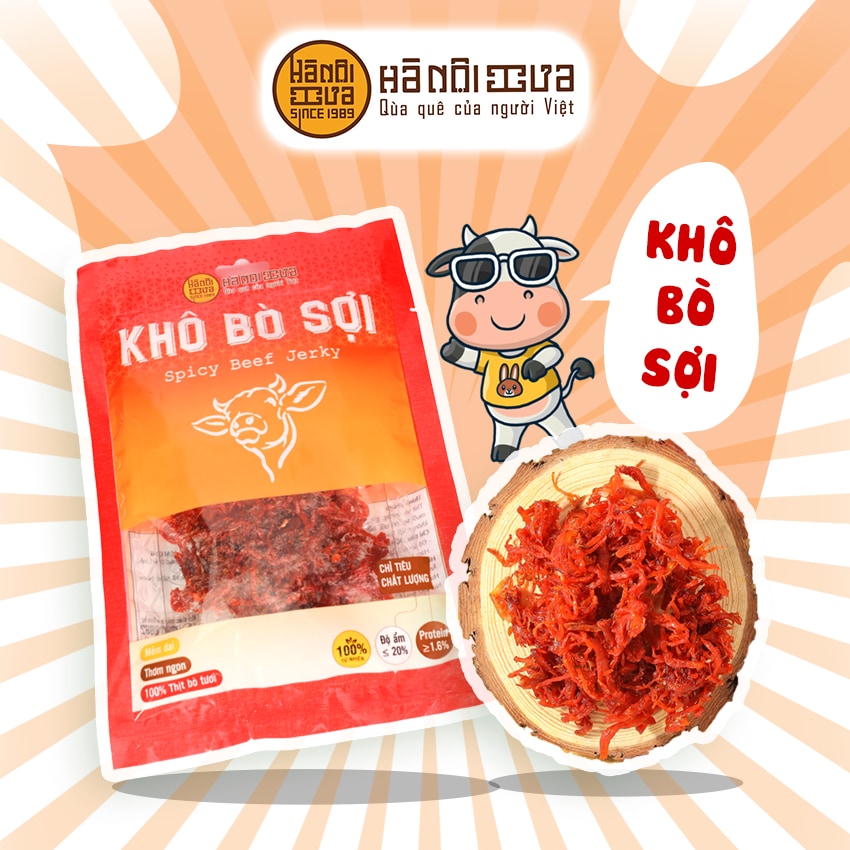 Khô Bò Sợi gói 100g