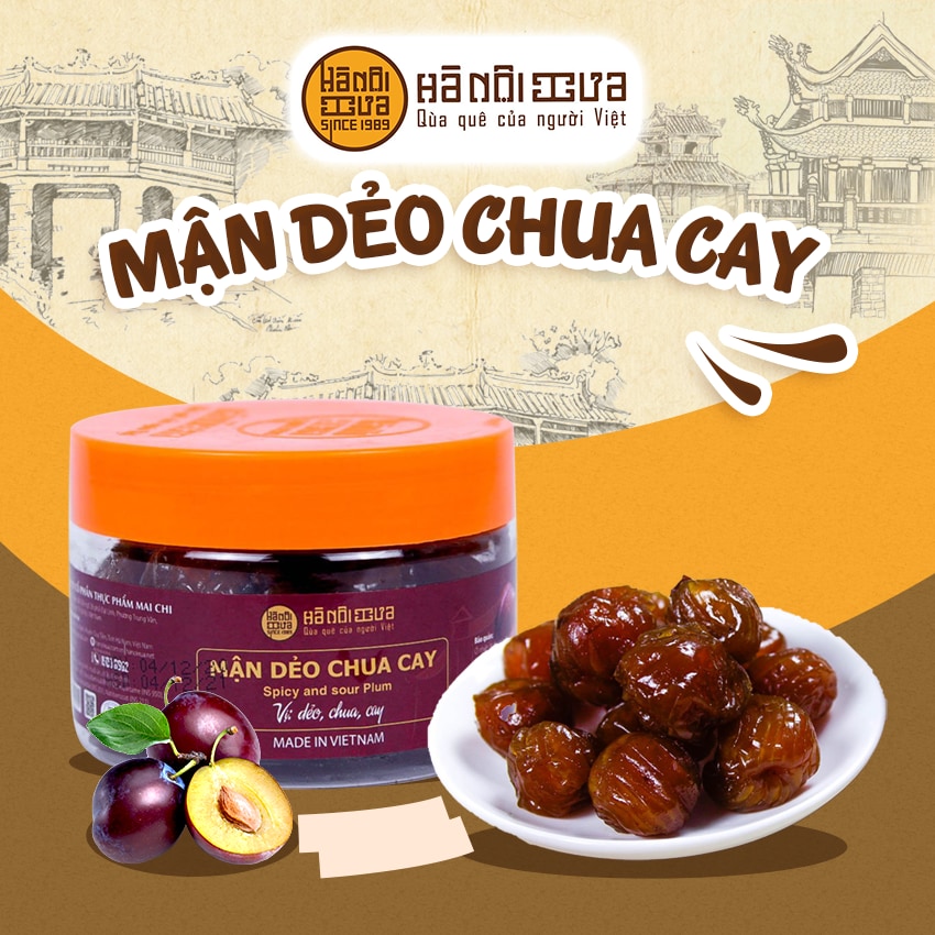 Ô Mai Mận Chua Cay hộp (180g)