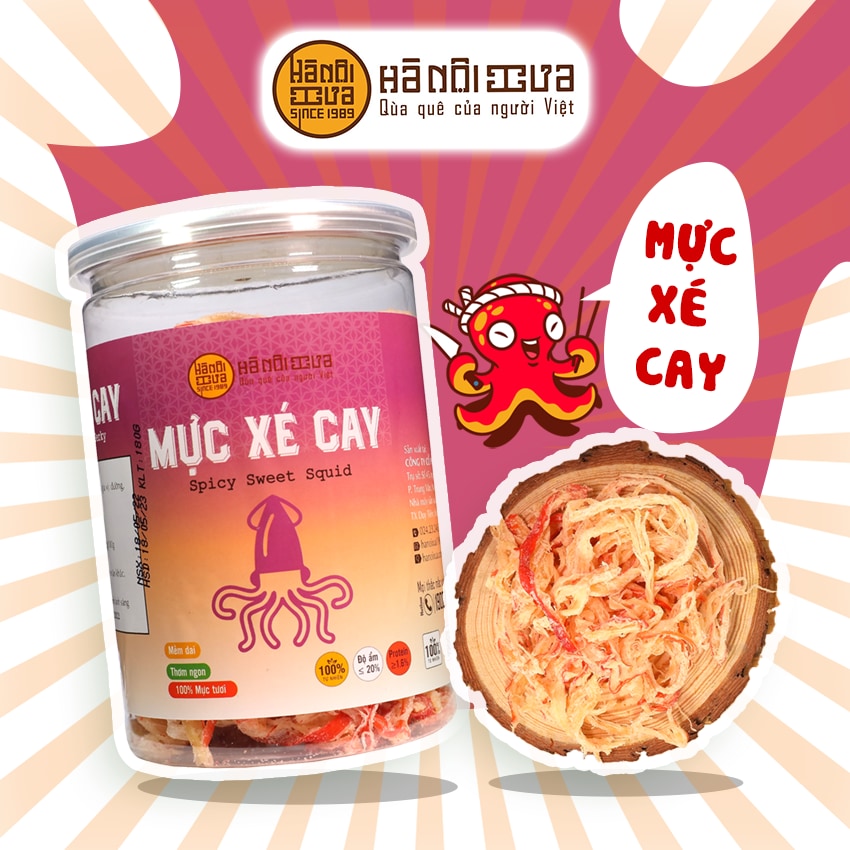 Mực Xé Cay Hộp (180g)