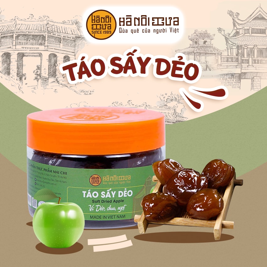 Ô Mai Táo Sấy Dẻo hộp (250g)