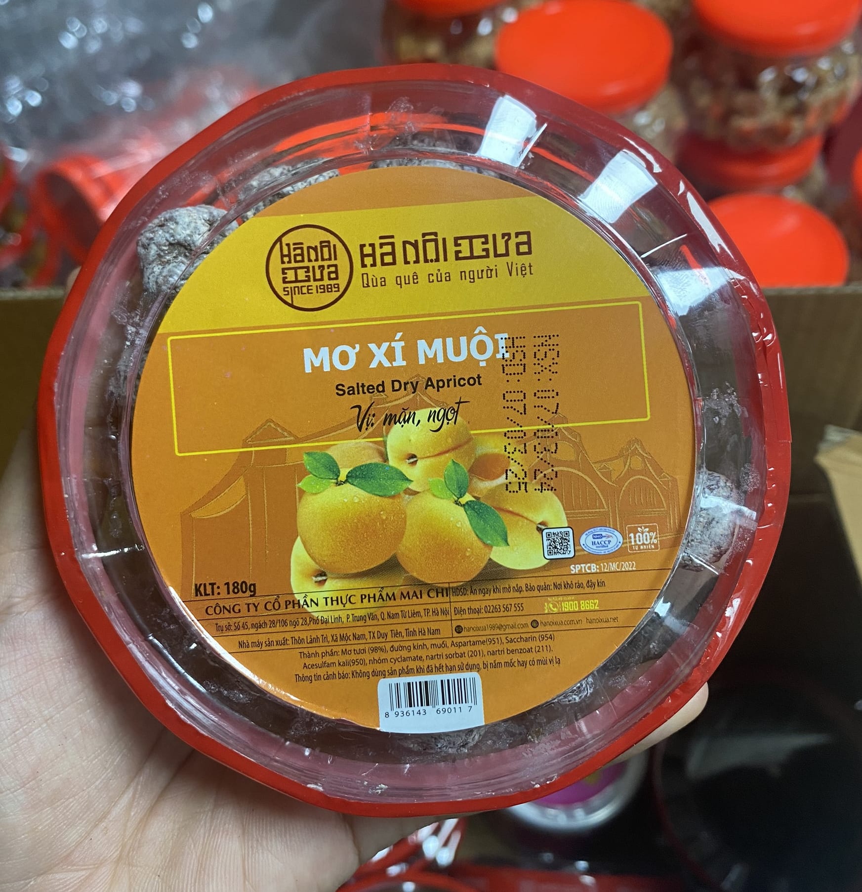 Ô Mai Mơ Xí Muội hộp (180g)