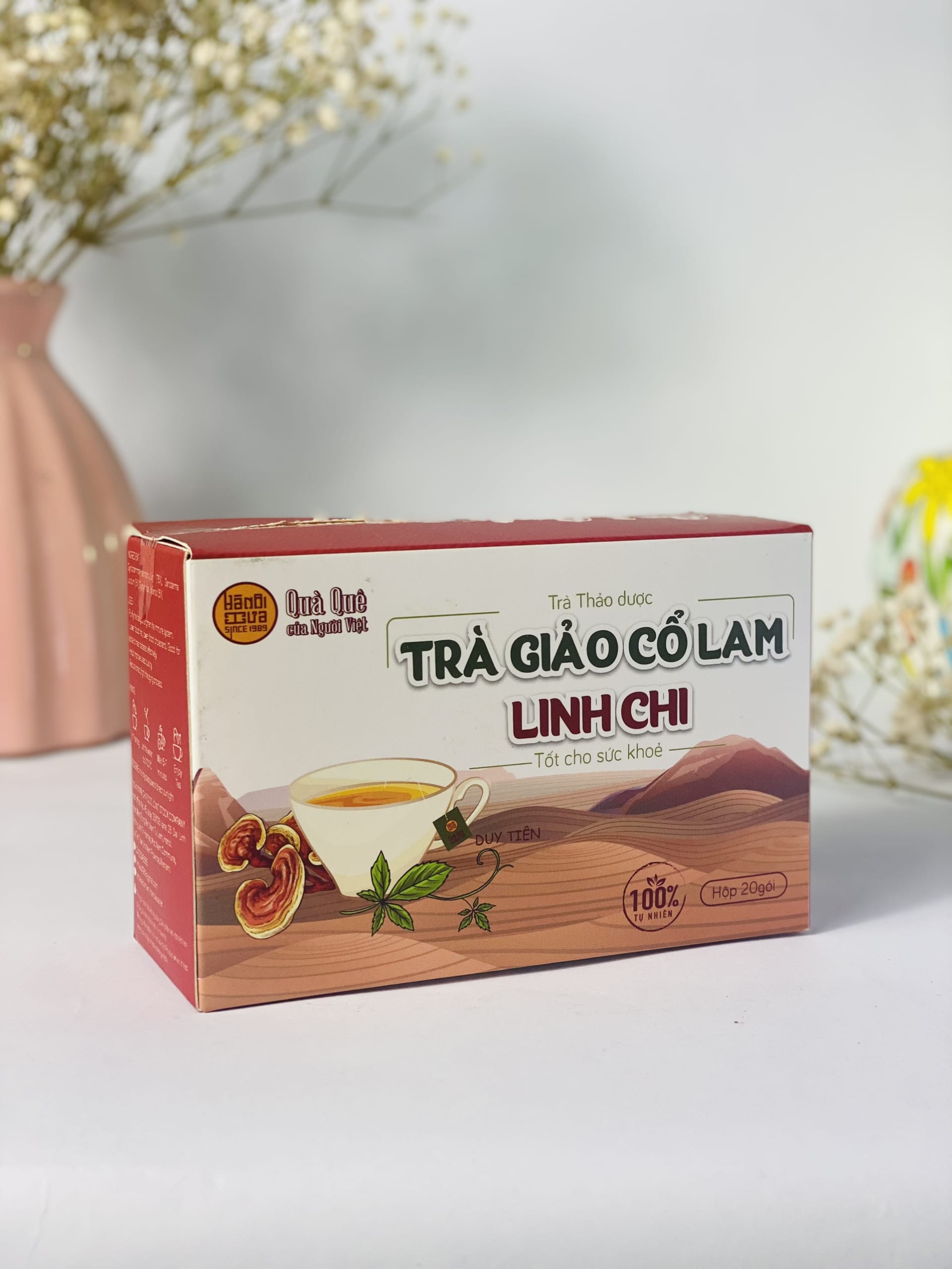 Trà Giảo Cổ Lam Linh Chi – Hà Nội Xưa Tăng cường lưu thông máu, hỗ trợ điều trị đau đầu, hoa mắt, chóng mặt