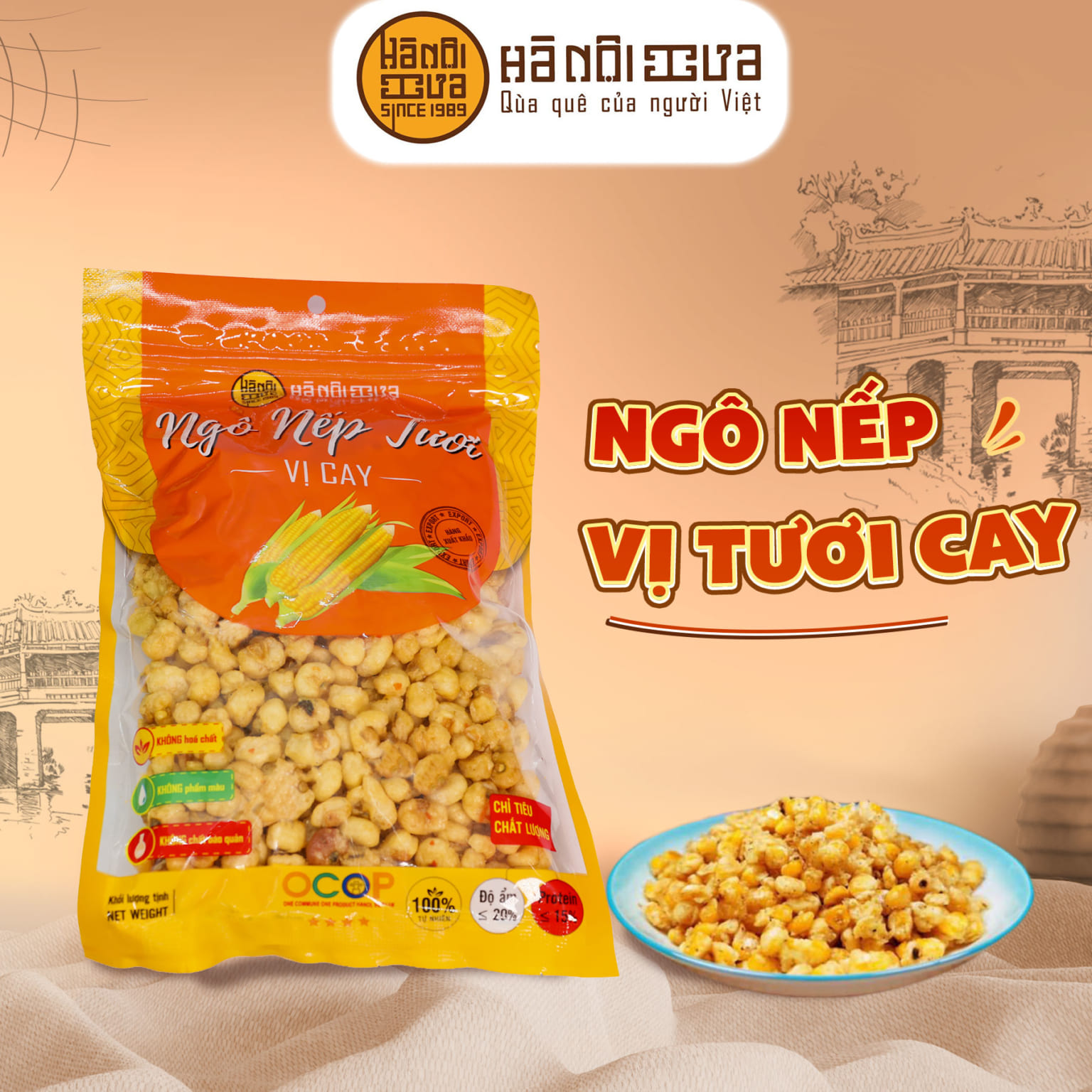 Ngô Nếp Tươi Vị Cay 150g