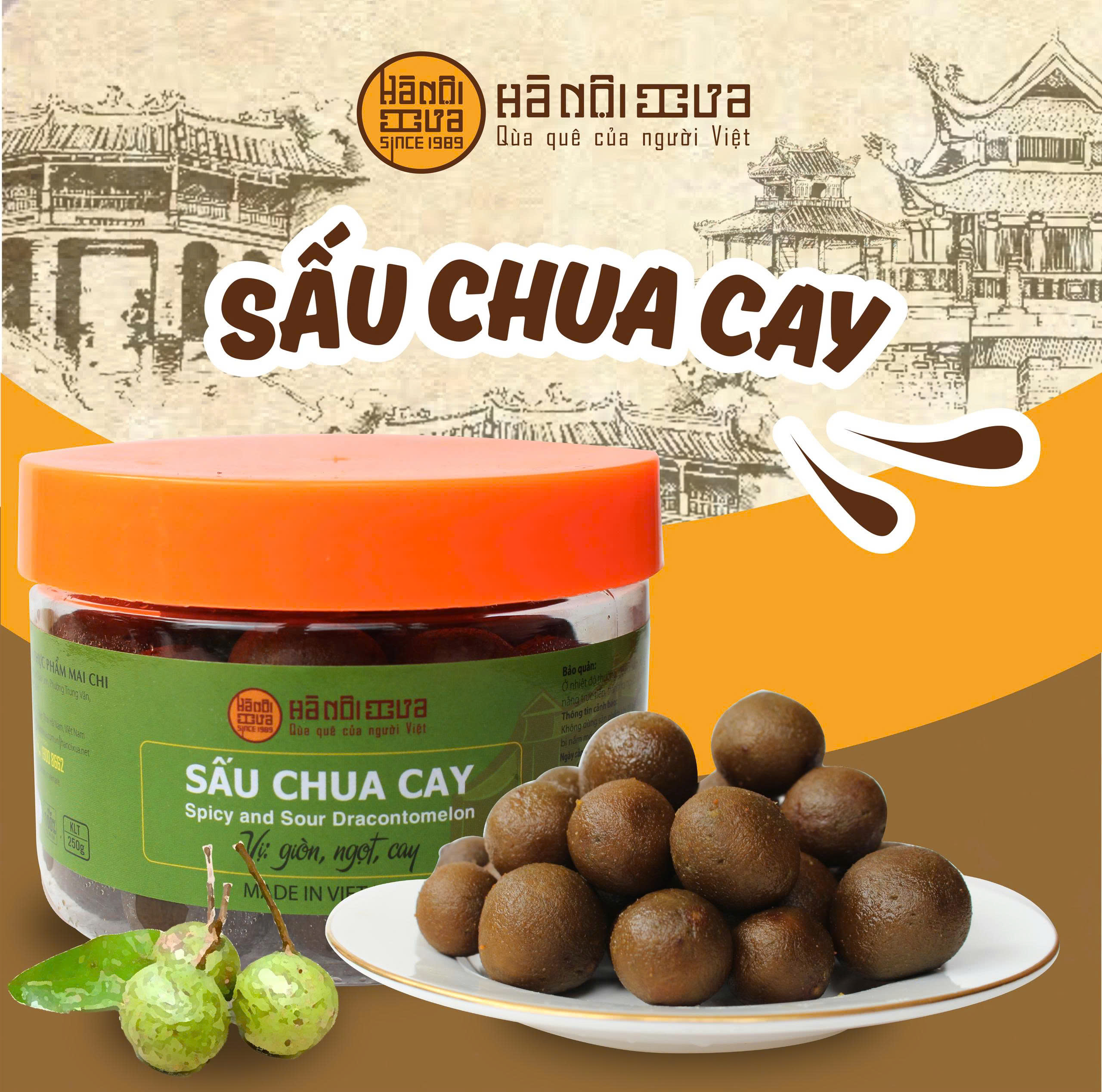 Sấu chua cay 250g