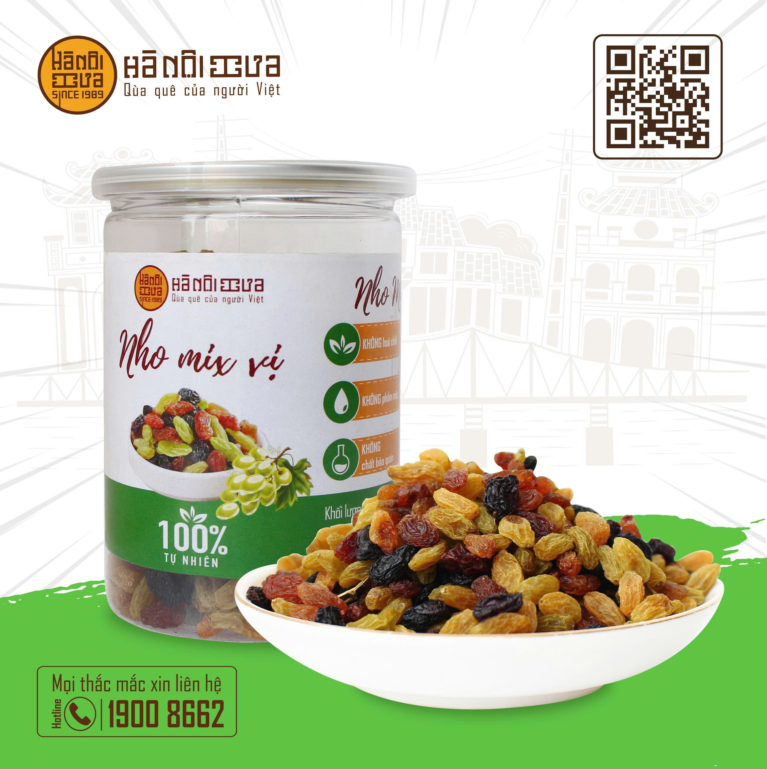 Nho khô mix ( hộp)