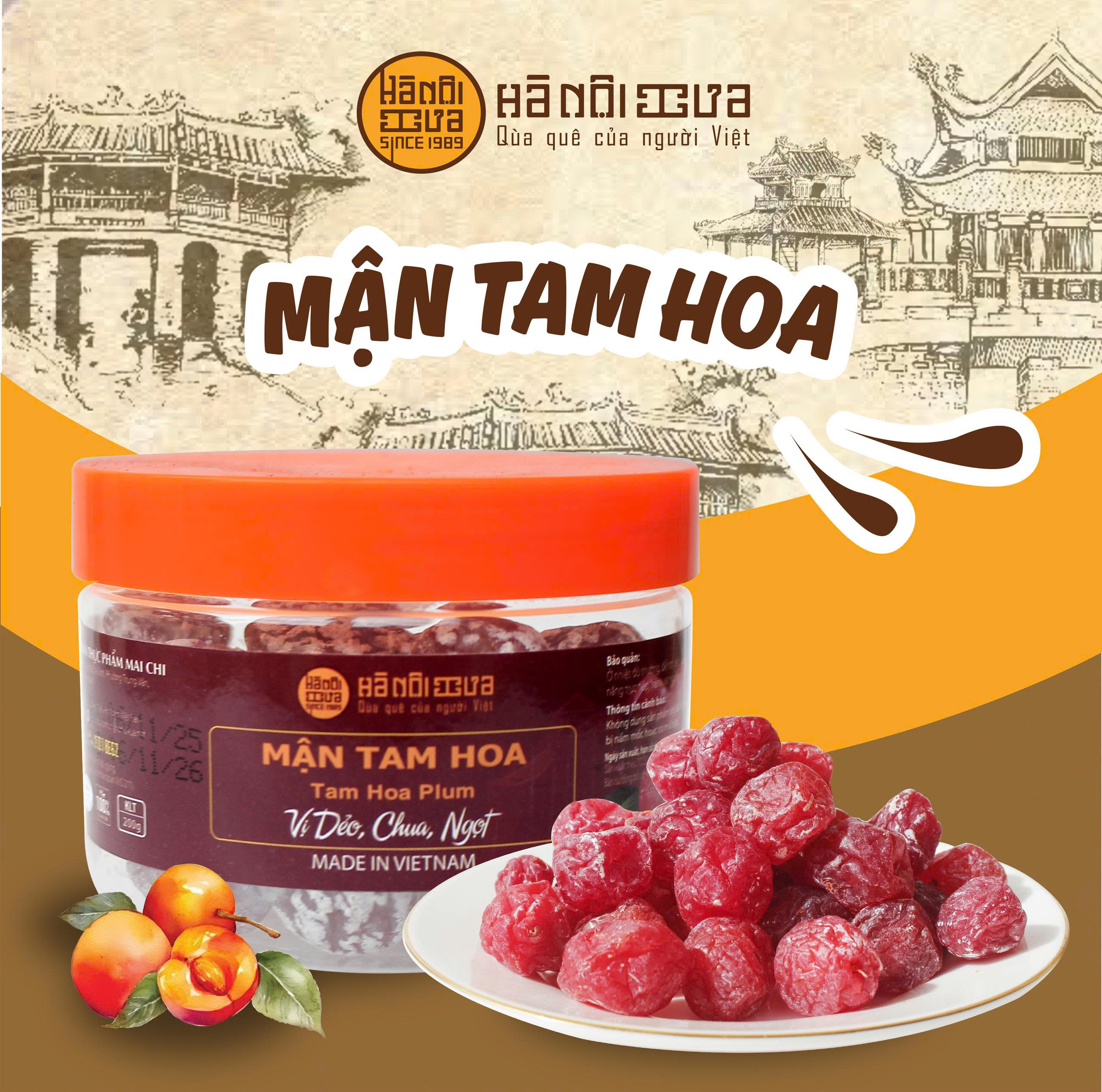 Ô mai mận tam hoa