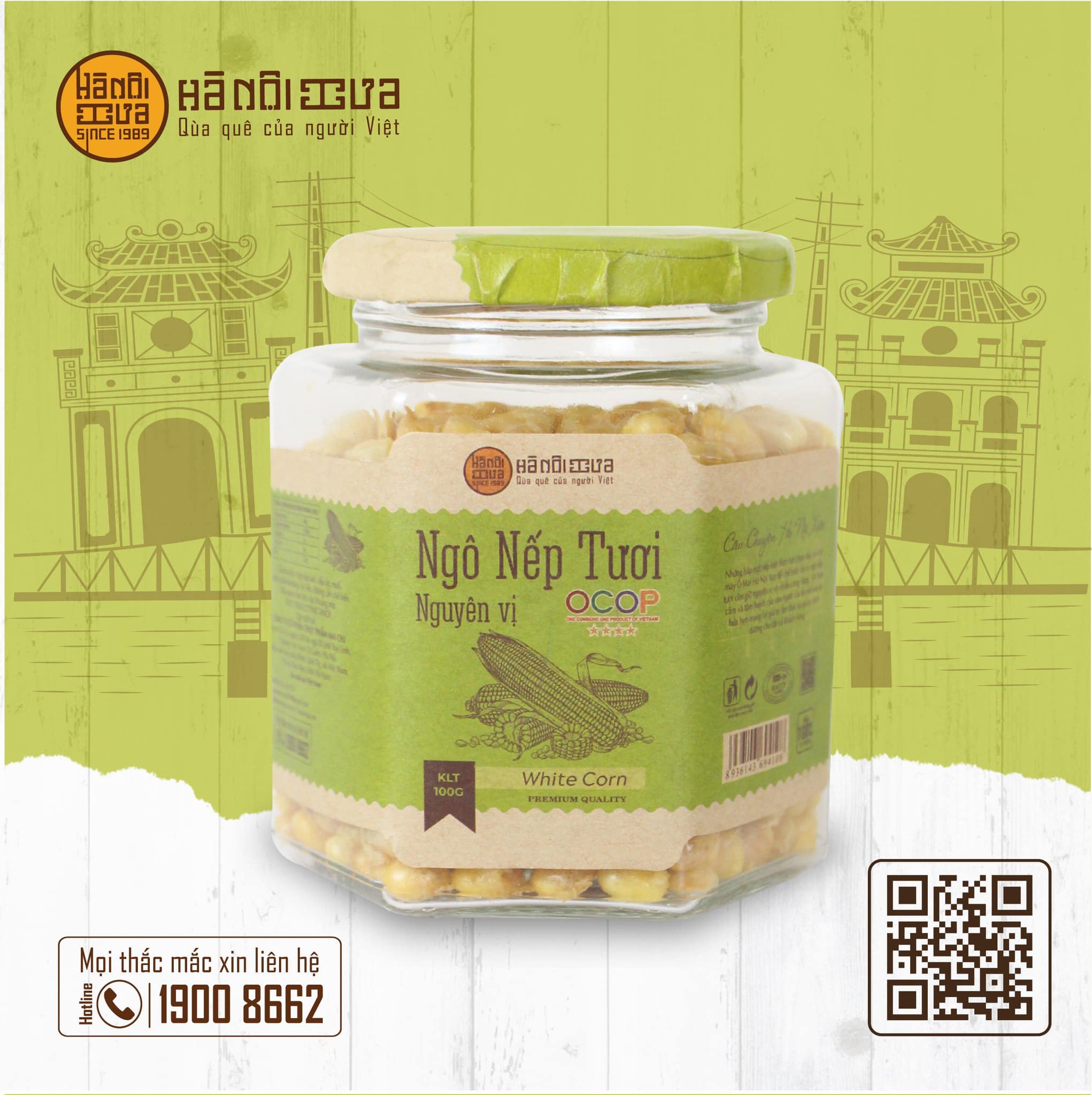 Ngô nếp tươi sấy nguyên vị