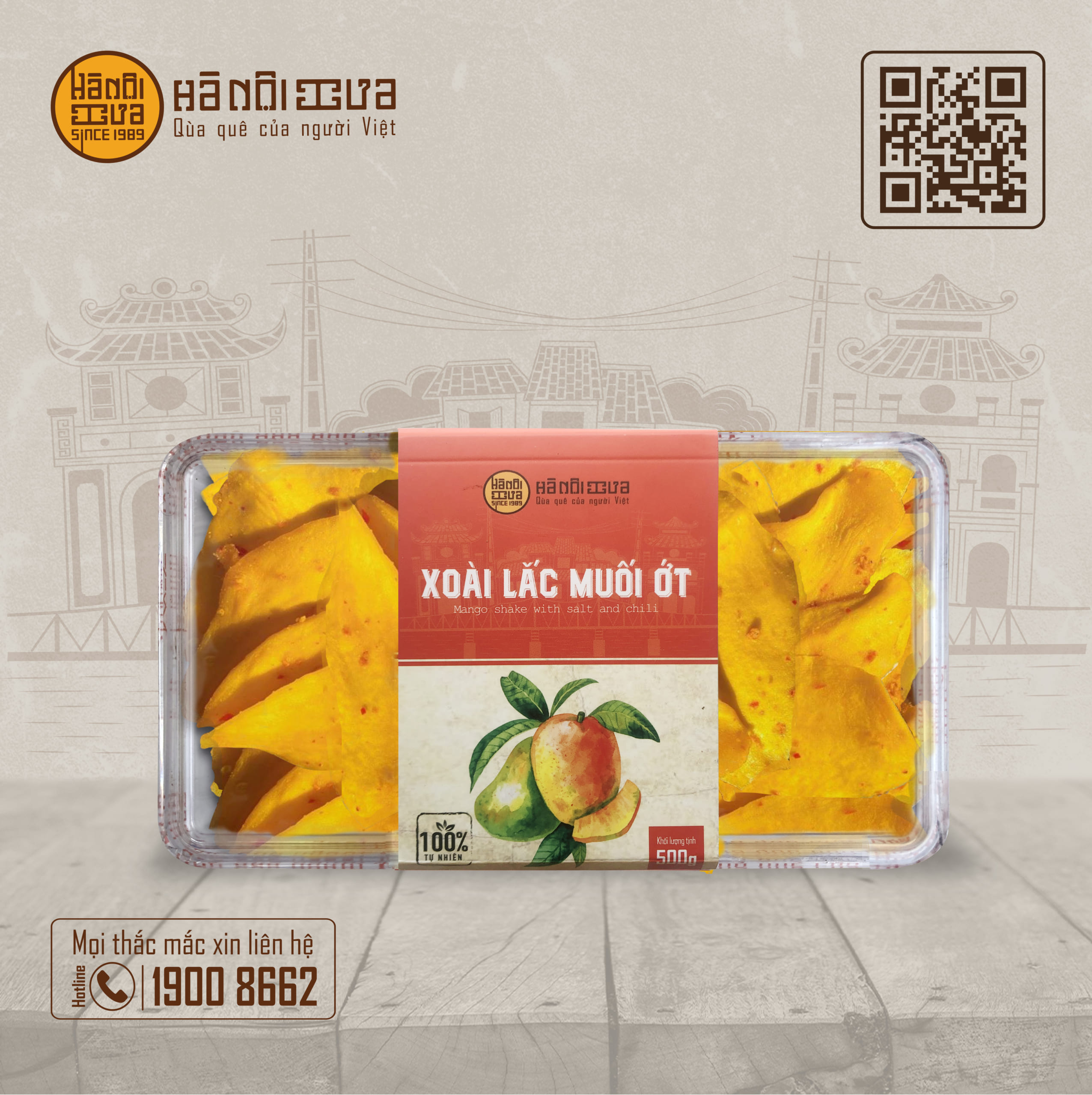 Xoài lắc muối ớt 500g