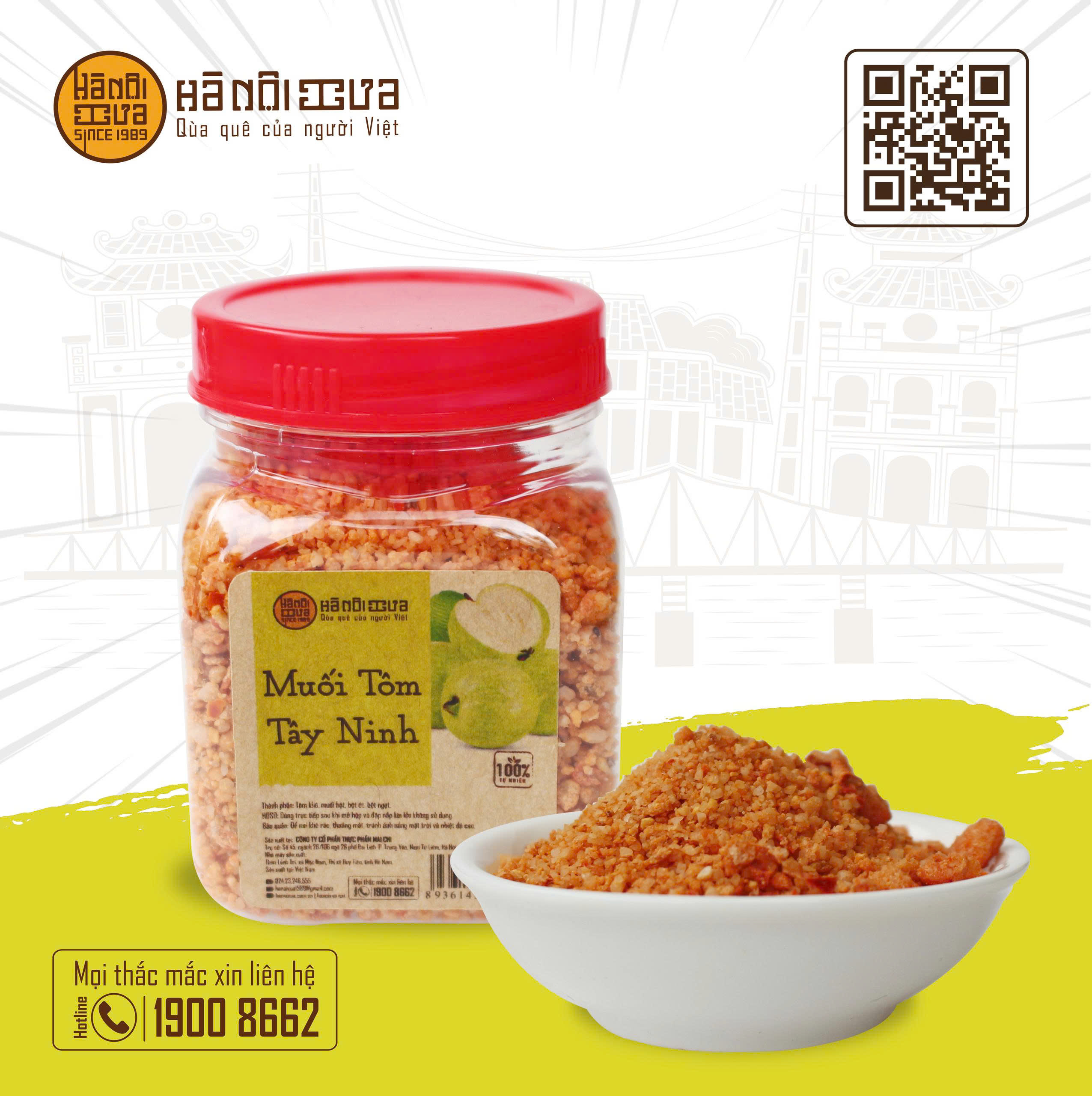 Muối tôm Tây Ninh hanoixua 130g